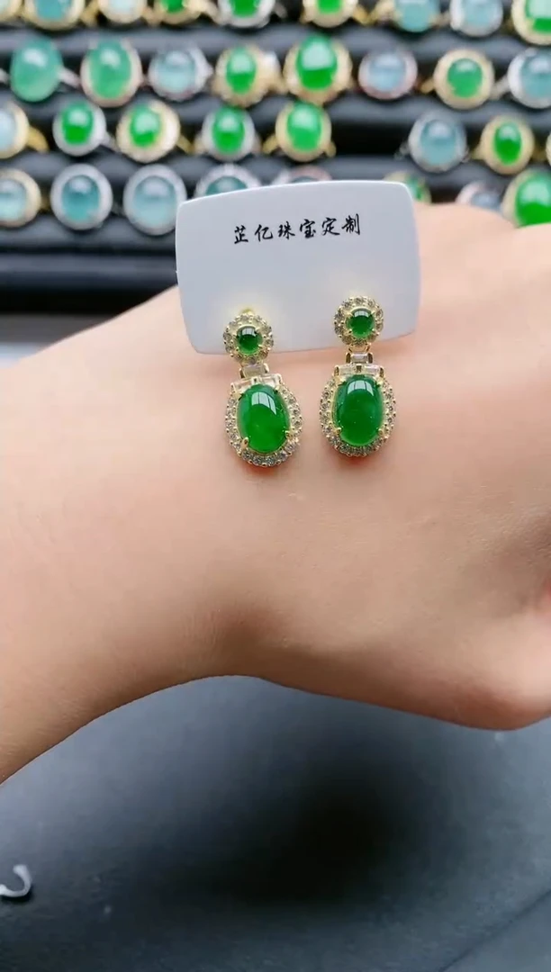 【闪购商品】翡翠戒指银S925镶嵌111111