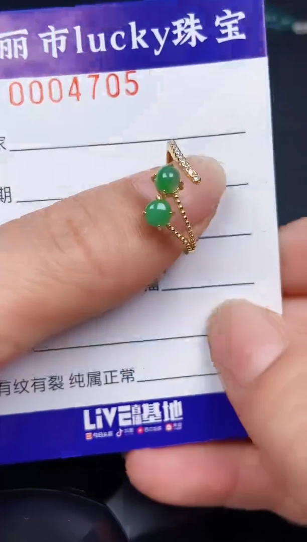 翡翠银S925镶嵌颈饰4705