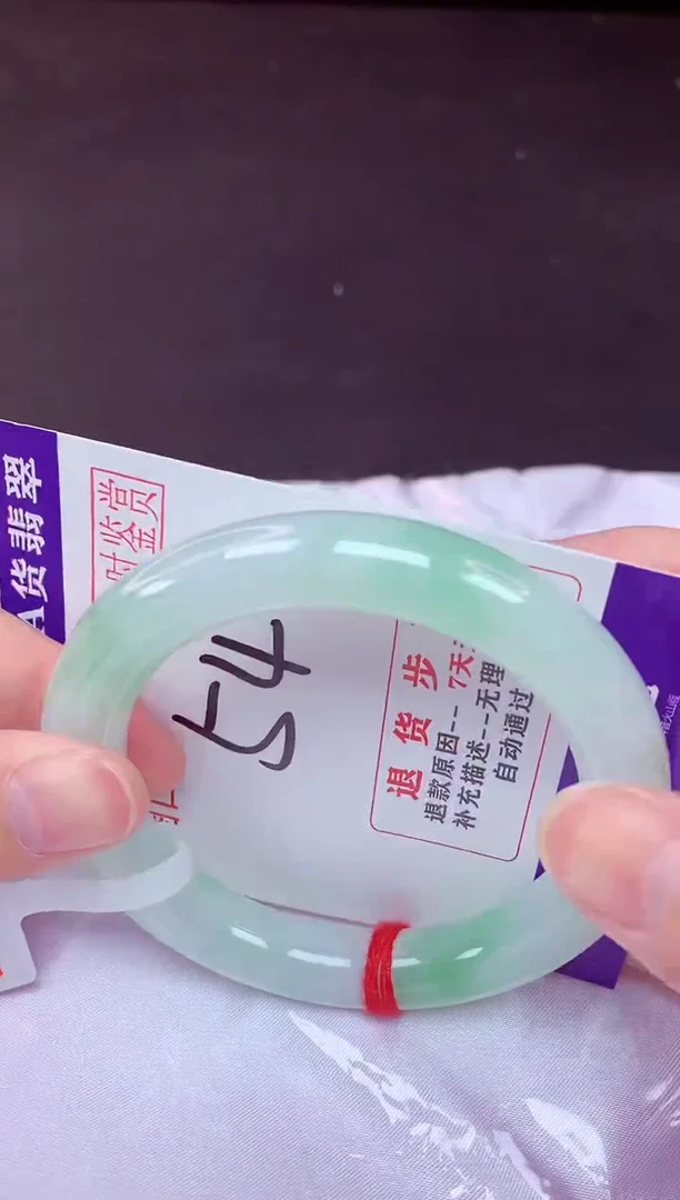 未镶嵌手镯翡翠54（48小时鉴赏期 ）