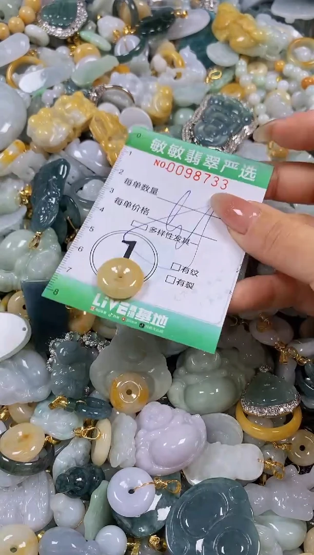 【闪购商品】翡翠颈饰未镶嵌闪购0098733多样性发其一