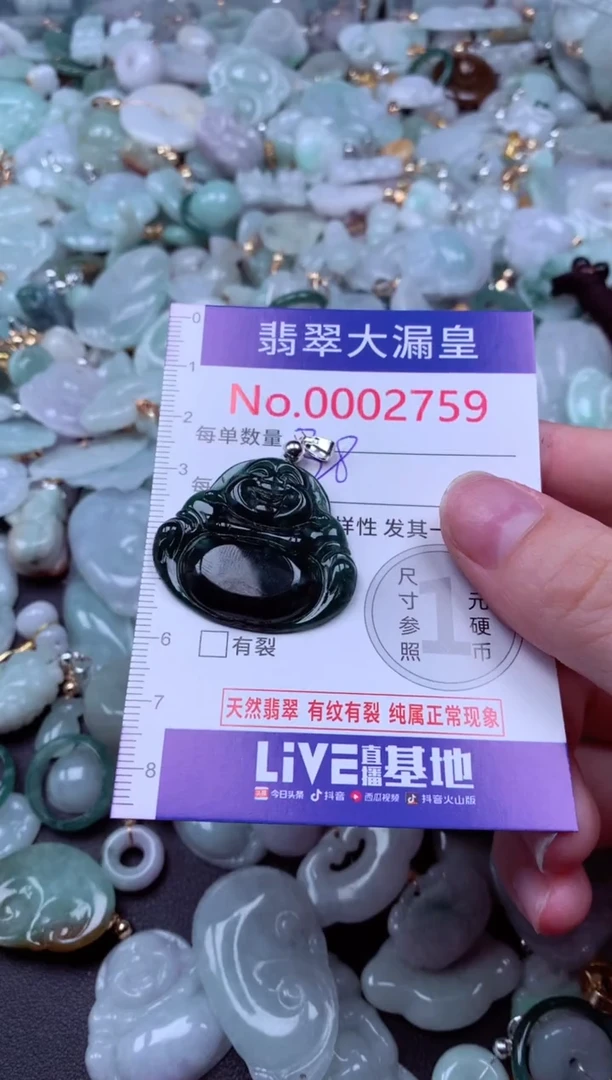 吊坠(不含链)未镶嵌翡翠27259