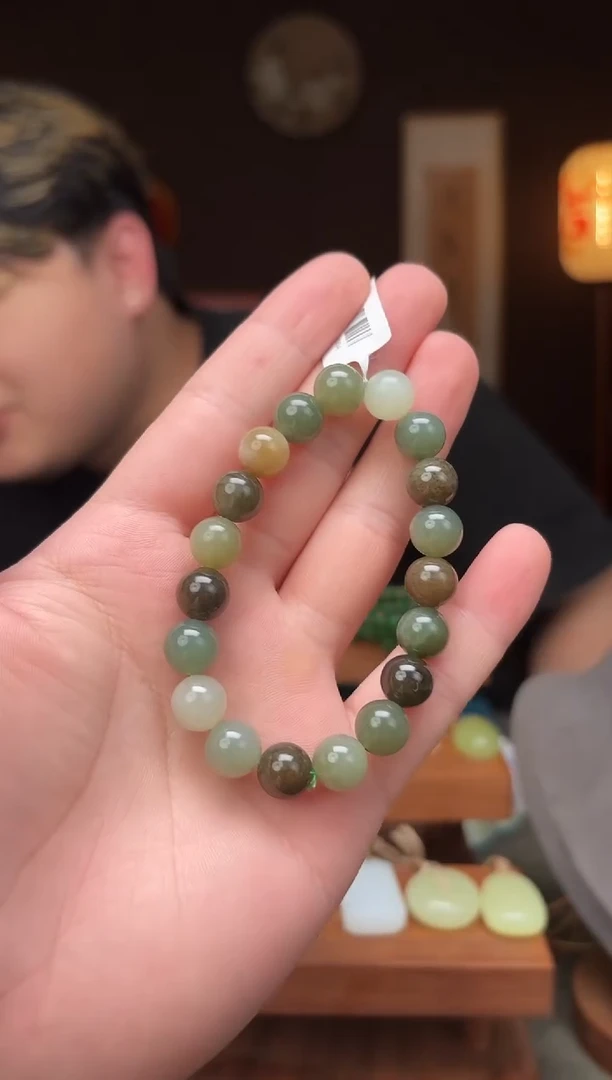 未镶嵌和田玉把件ff22-手串