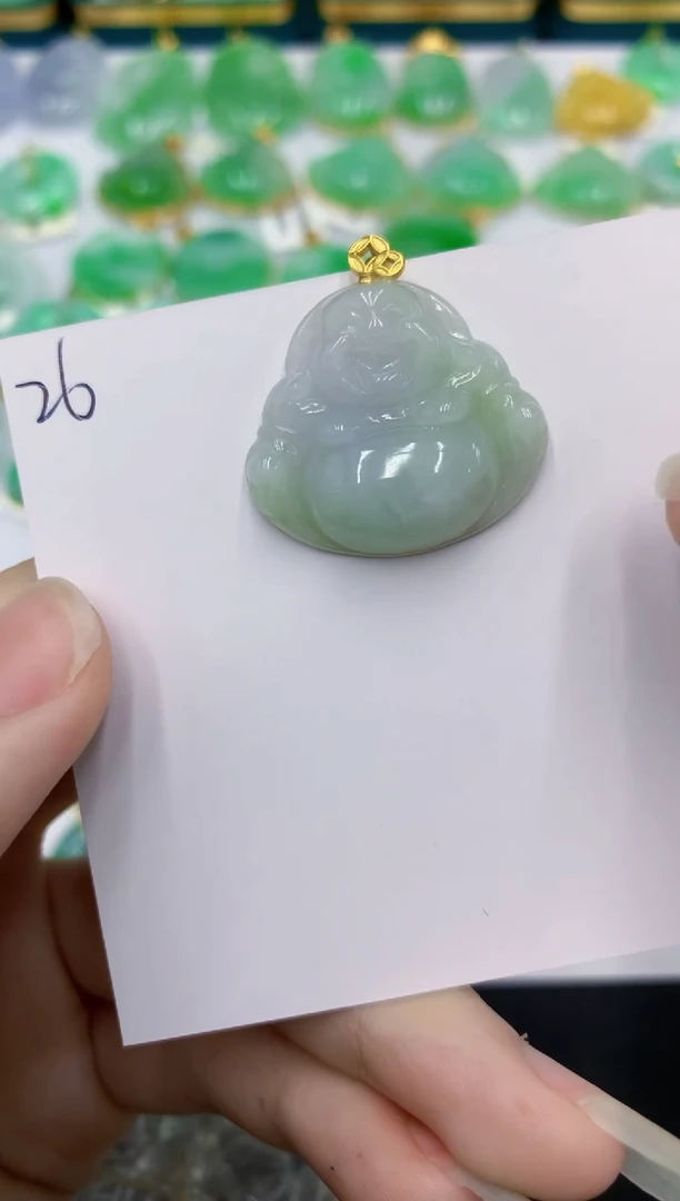 颈饰未镶嵌翡翠 翡翠
