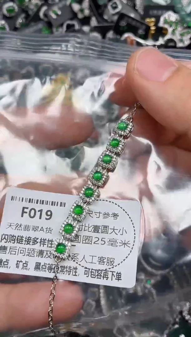 颈饰未镶嵌翡翠F019手链