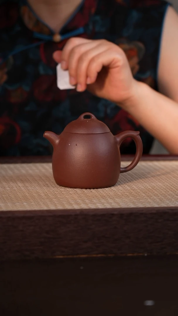 茶壶紫砂紫泥 220cc