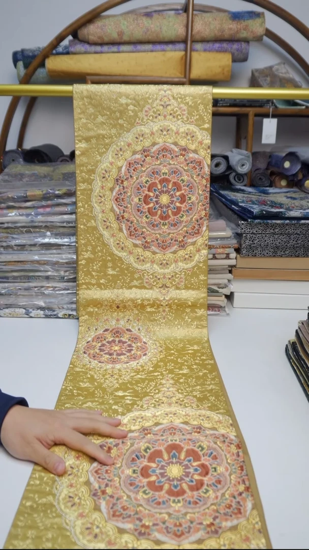 织绣74宝相花 宝相花