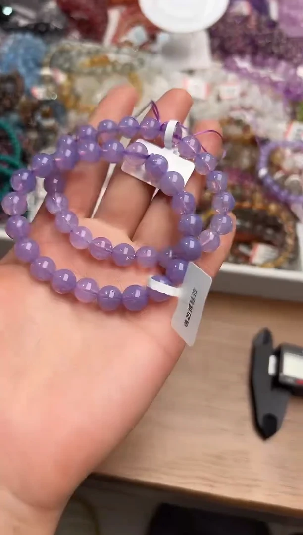 【闪购商品】水晶手链未镶嵌紫玉晶8m+多样性发一
