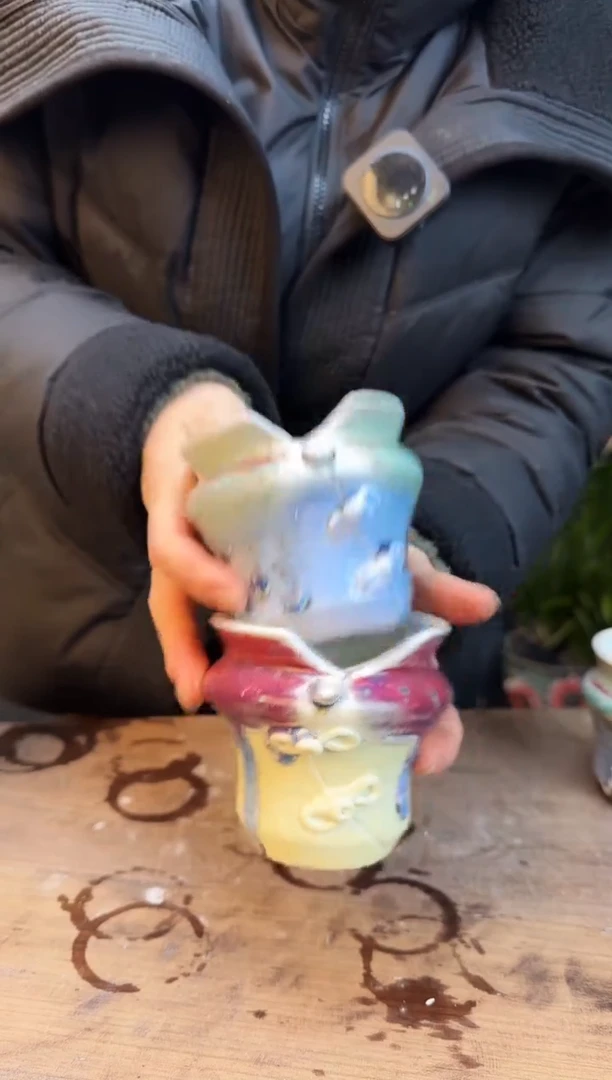 【闪购商品】陶瓷旗袍2个一组不指定顔色