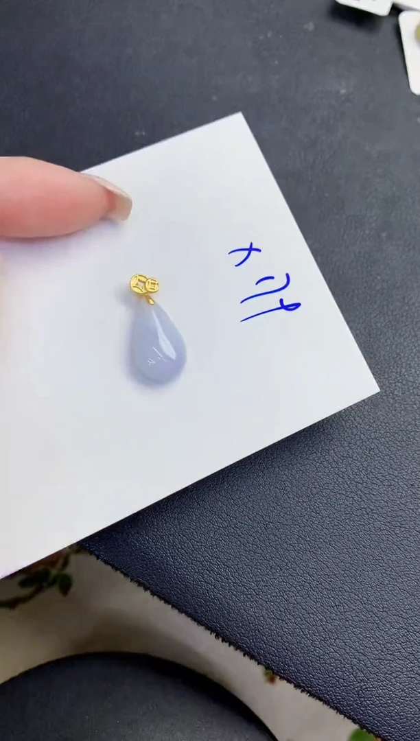颈饰未镶嵌翡翠缅甸天然翡翠A货