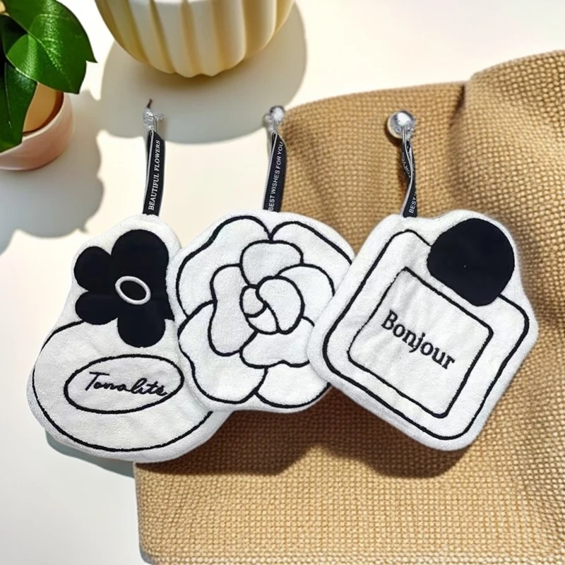 【拍1发3】法式擦手巾可爱加厚擦手巾耐用可爱吸水擦手巾毛绒柔软