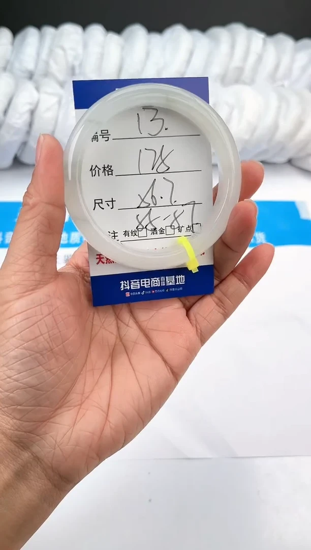 【闪购商品】石英质玉手镯未镶嵌天山翠-56