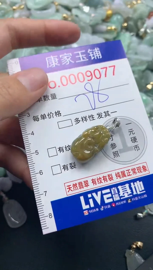 颈饰未镶嵌翡翠9077