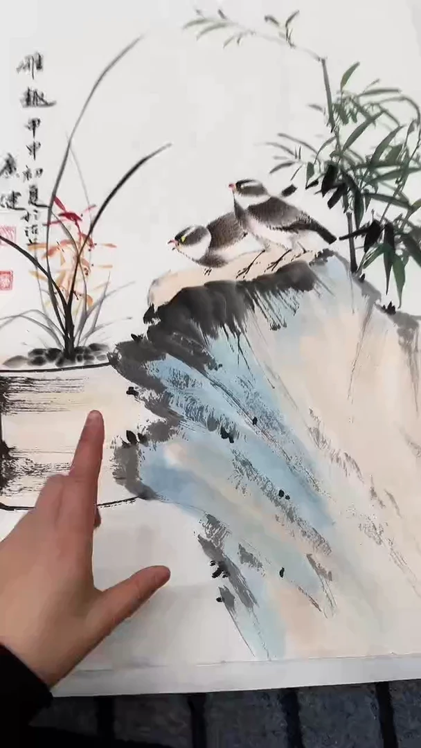 精品国画花鸟作品