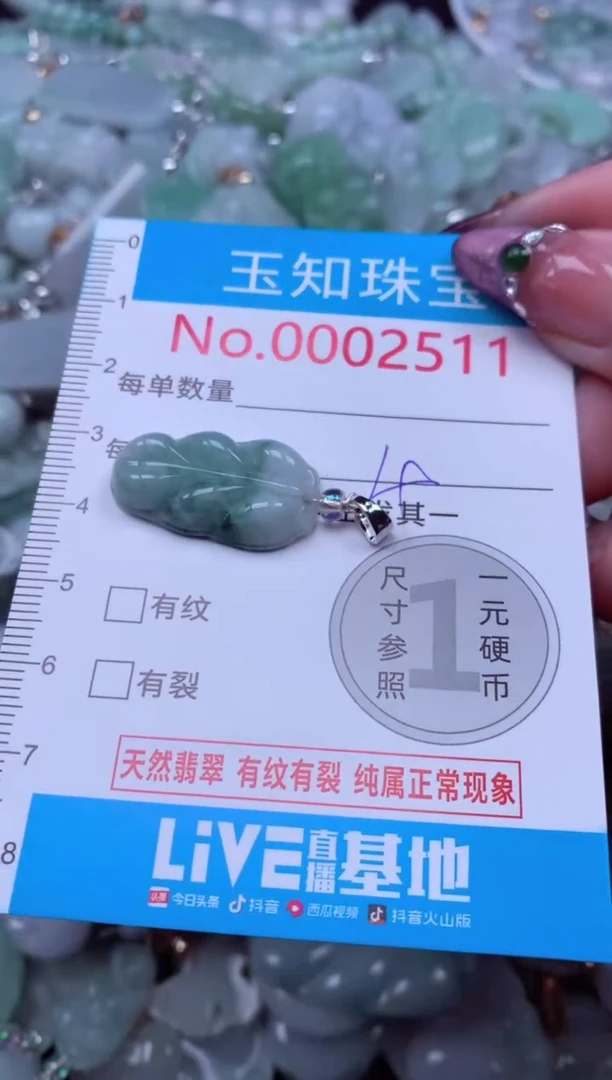 吊坠(不含链)未镶嵌翡翠2511
