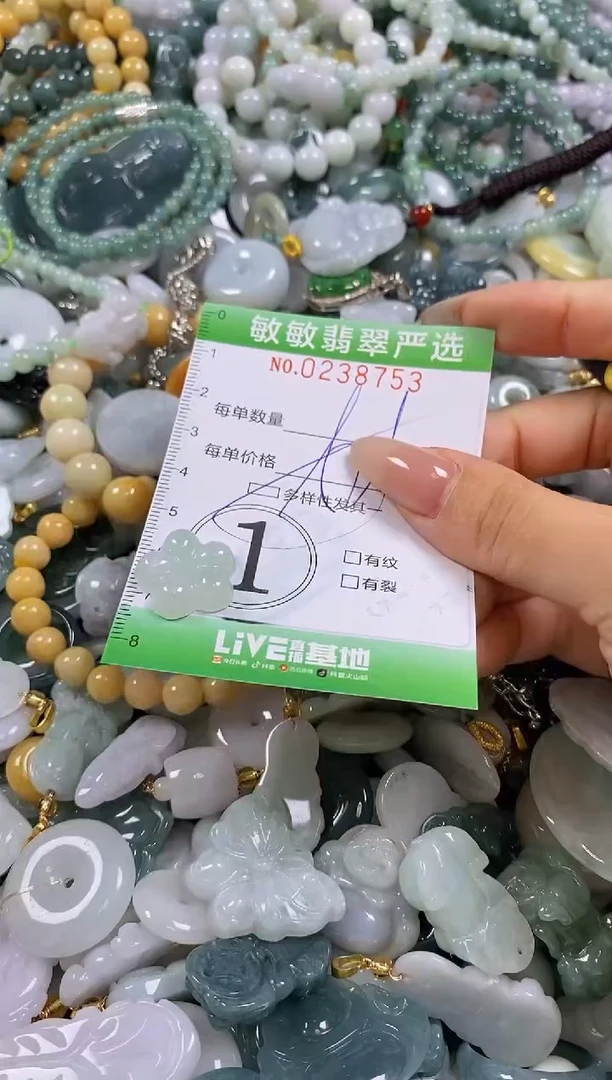 翡翠未镶嵌颈饰闪购0238753多样性发其一