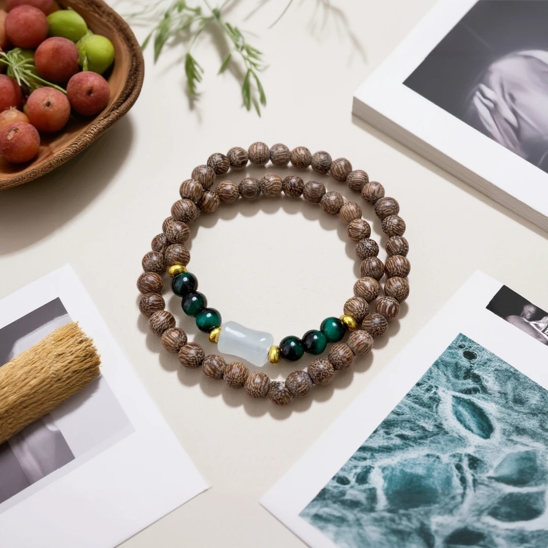 增香沉香木A055沉香木小颗双圈