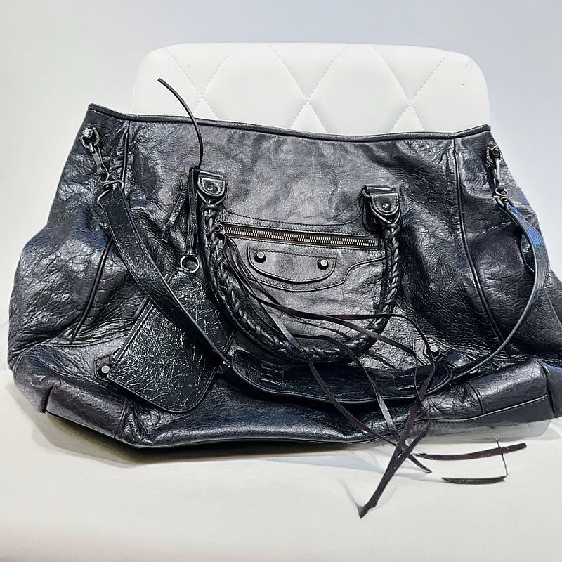 95新 Balenciaga/巴黎世家 机车包1218 2985