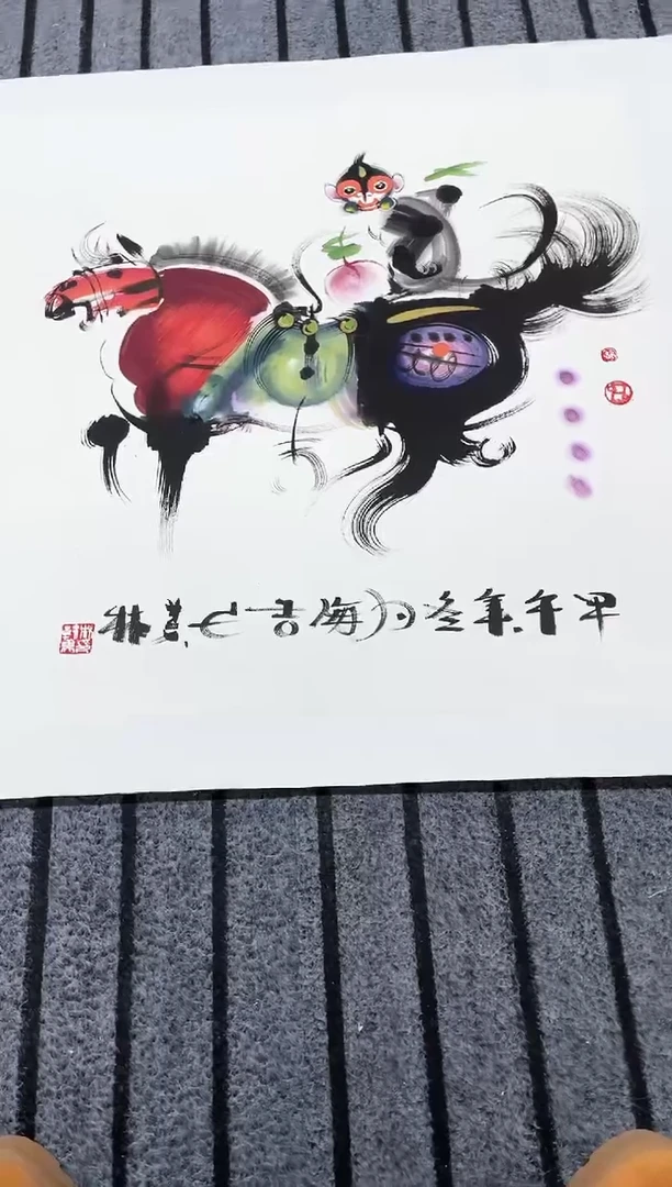 精品国画花鸟作品