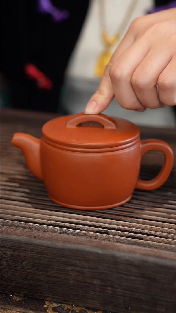 茶壶紫砂原矿手工制作宽口
