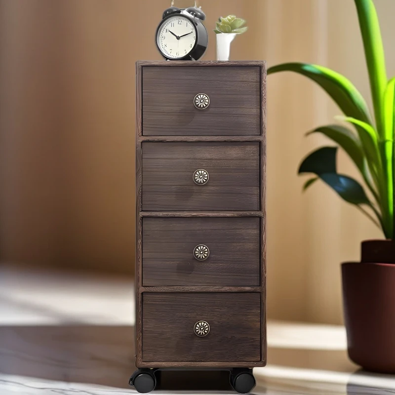 四斗柜滑轮柜1126