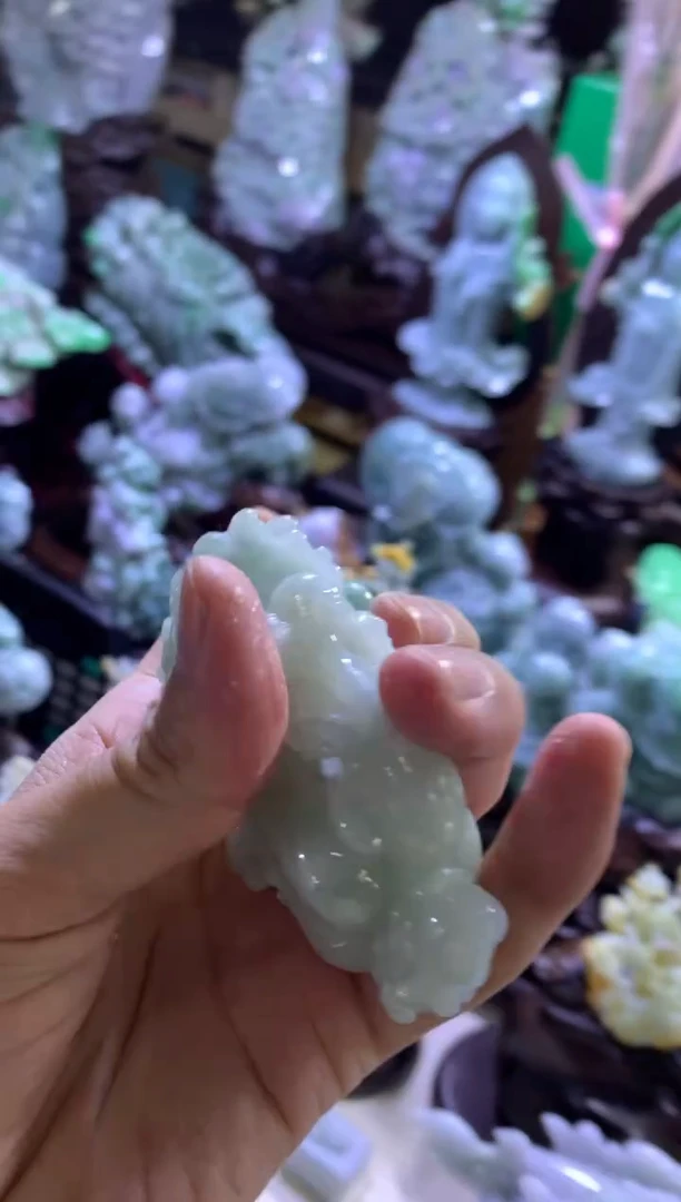 【闪购商品】翡翠摆件未镶嵌翡翠摆件