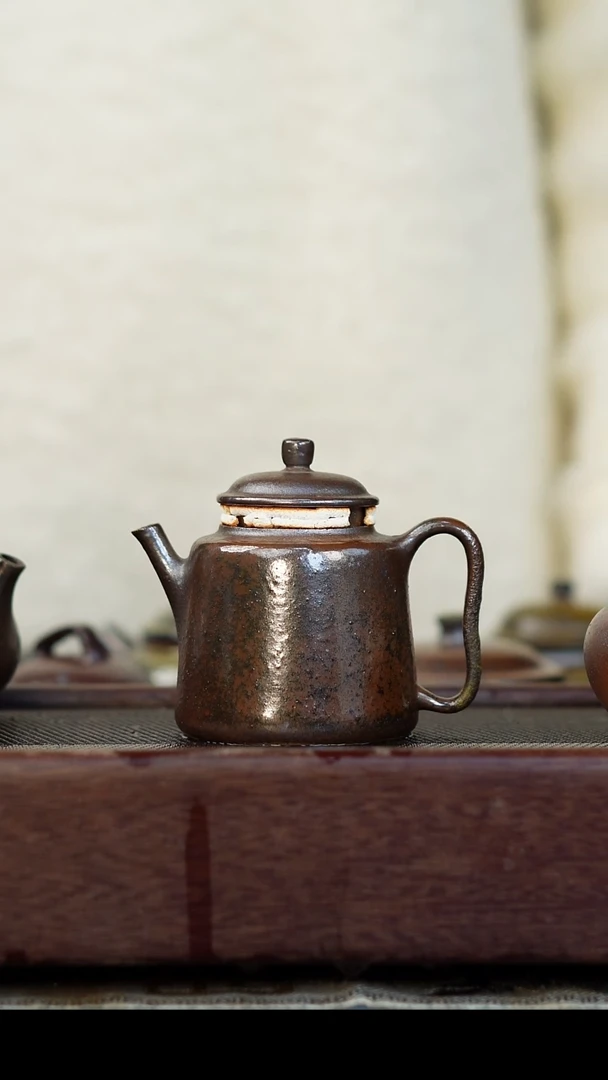 茶壶紫砂瑕疵柴烧紫砂 天青编钟100cc