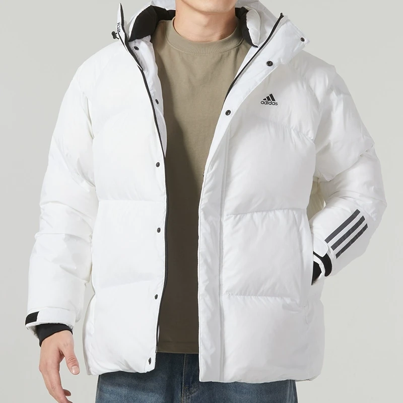 Adidas/阿迪达斯情侣运动防风保暖连帽羽绒服IL8925