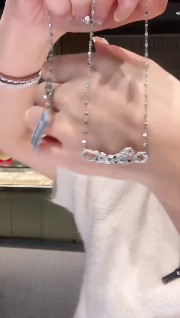 铂Pt950镶嵌项链钻石AY0296-PT-45