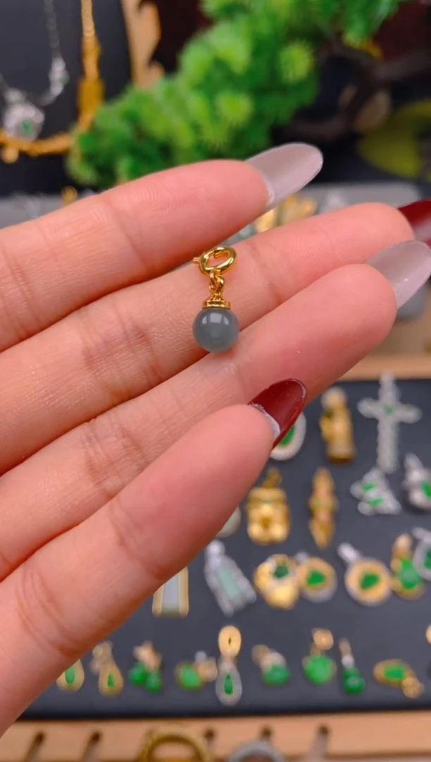 吊坠(不含链)未镶嵌翡翠圆珠