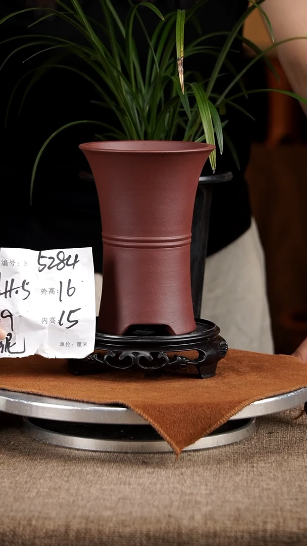 紫砂花盆紫砂花盆5284+s