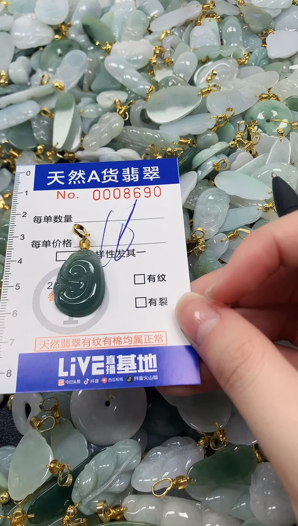颈饰未镶嵌翡翠天然a货翡翠