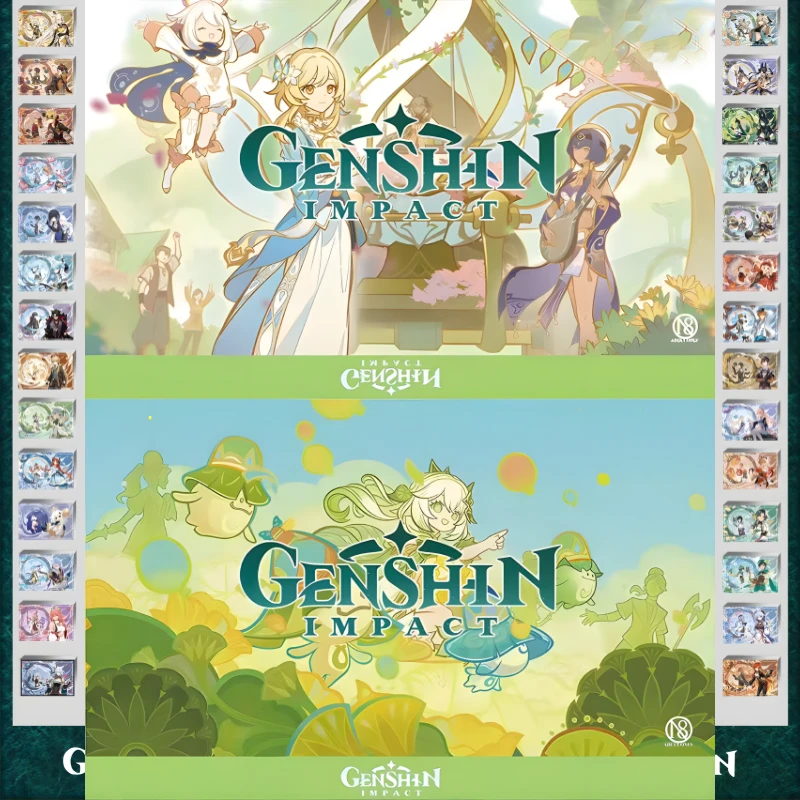 山水款《原神》周边高工艺精美亚克力系列水晶砖12*8*1.5cm