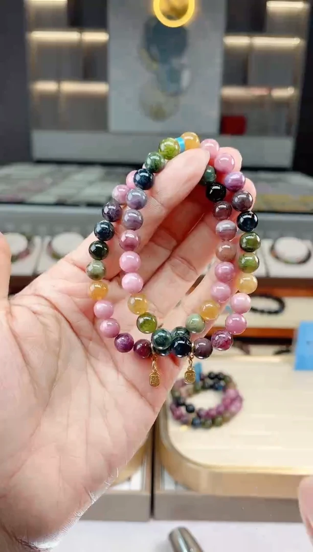 【闪购商品】碧玺单圈手串未镶嵌（多样性发一条）Q