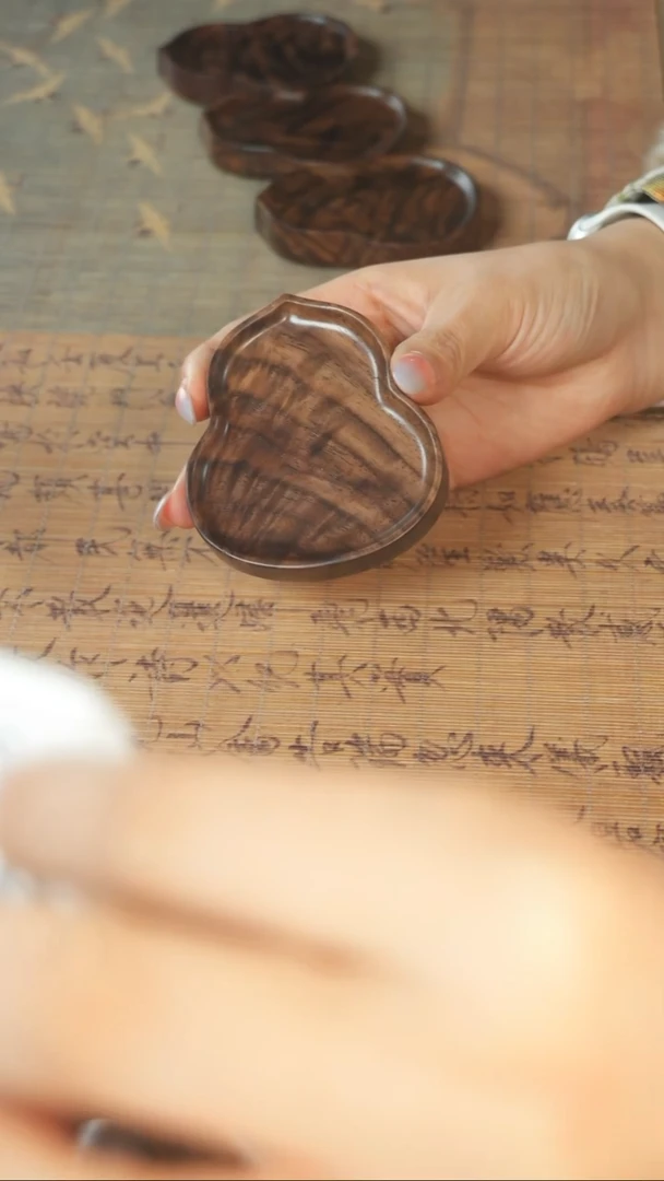 北美黑胡桃木茶盘571