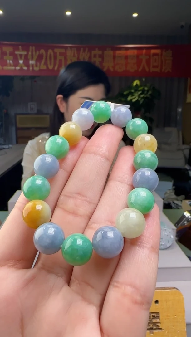 未镶嵌手串翡翠XM@@960Q3J18437