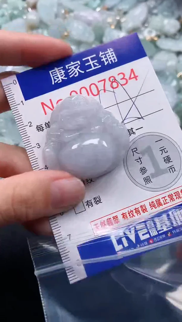 吊坠(不含链)未镶嵌翡翠7834
