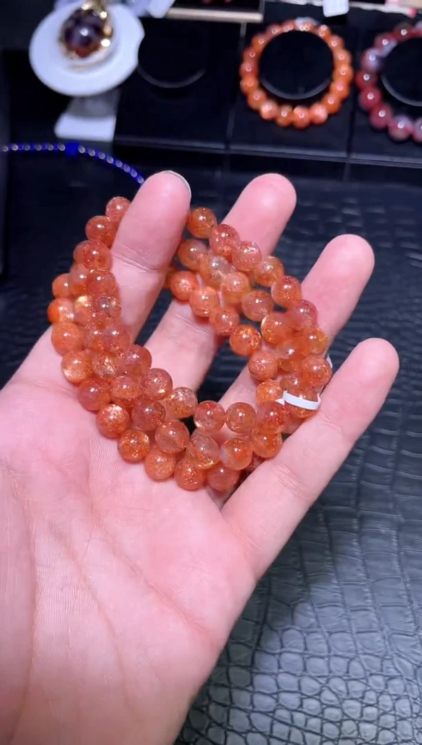 【闪购商品】日光石手链未镶嵌金太阳单圈A8（多样性发其一）