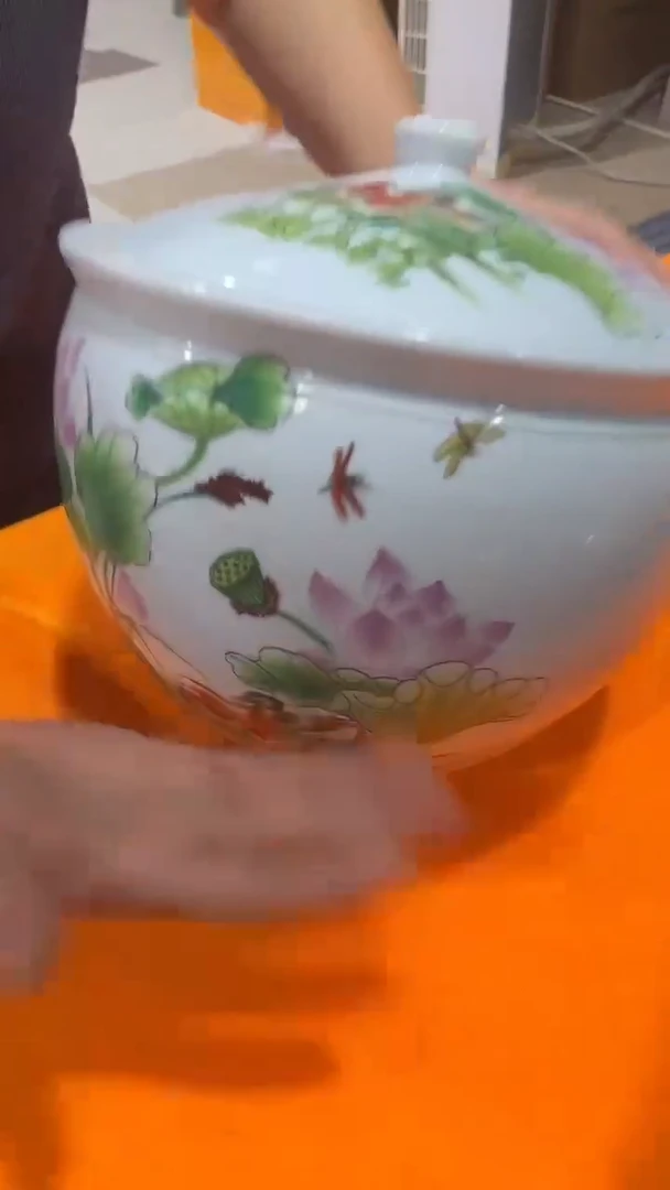 摆件景德镇陶瓷米缸10斤装