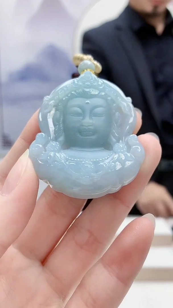 未镶嵌定制翡翠4957ry-毛货挂件33