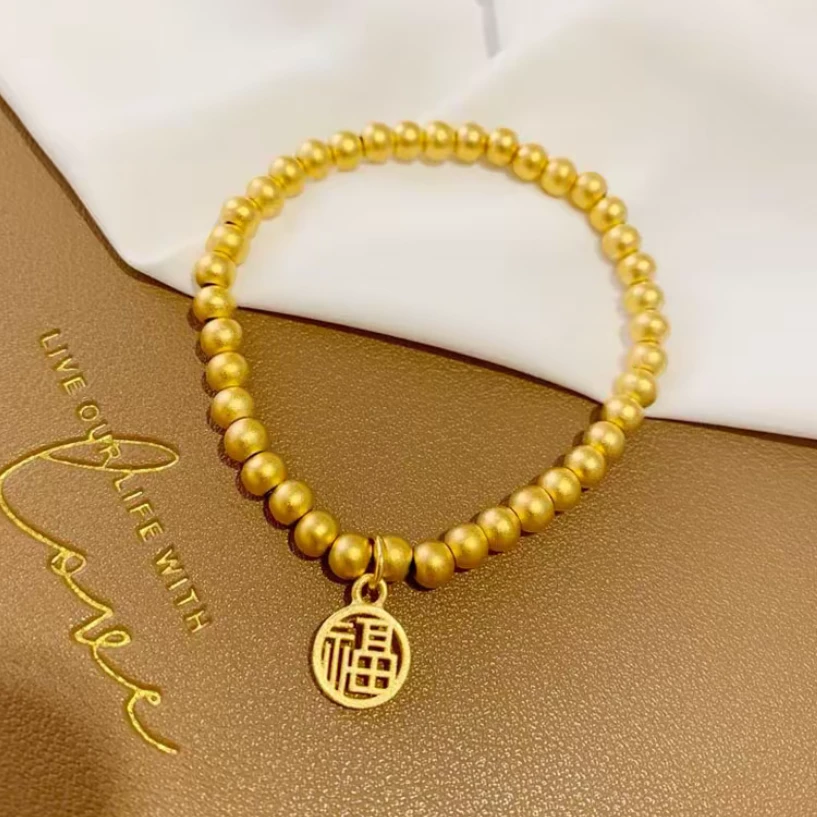 合金手链  福牌运手串     (无礼盒）时尚