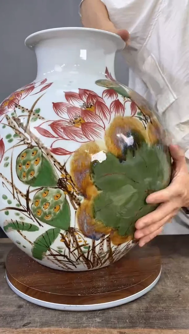 吴义松陶瓷联盟手绘陶瓷编号：4261