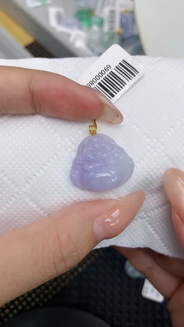 颈饰18K金镶嵌翡翠11111111