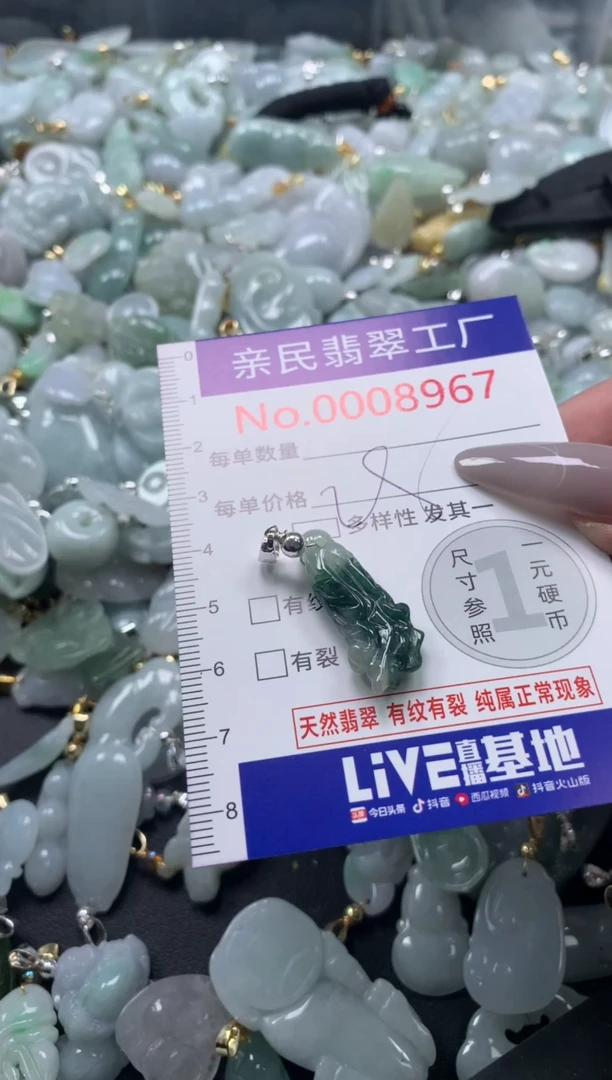 颈饰未镶嵌翡翠8967