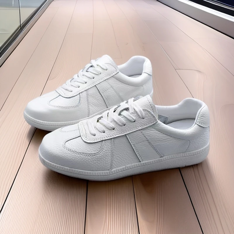 头层牛皮小白鞋女透气休闲时尚板鞋简约风舒适百搭潮流软底小白鞋