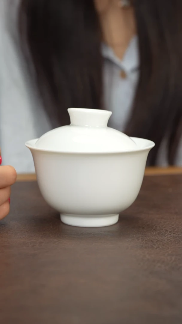 小九专属白胎元宝盖碗