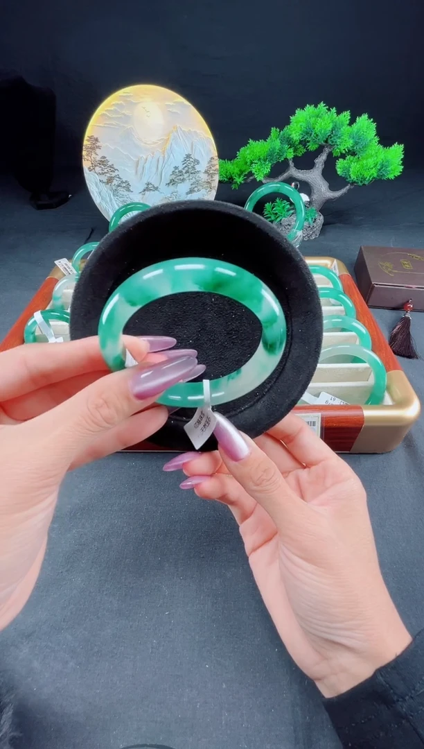 未镶嵌手镯石英质玉（非洲翠）真品上等纯天然非洲翠玉手镯石英质玉