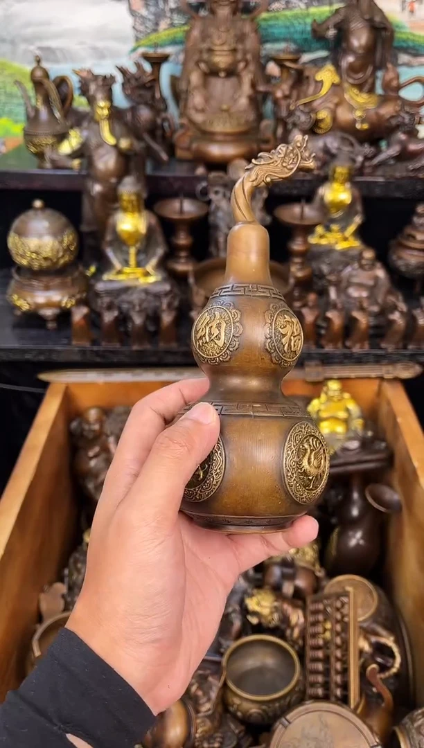 鹏哥雅集铜器 甄选摆件