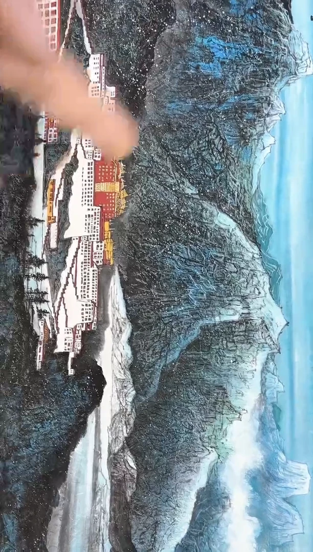 【闪购商品】国画周建真老师绘画作品19-97