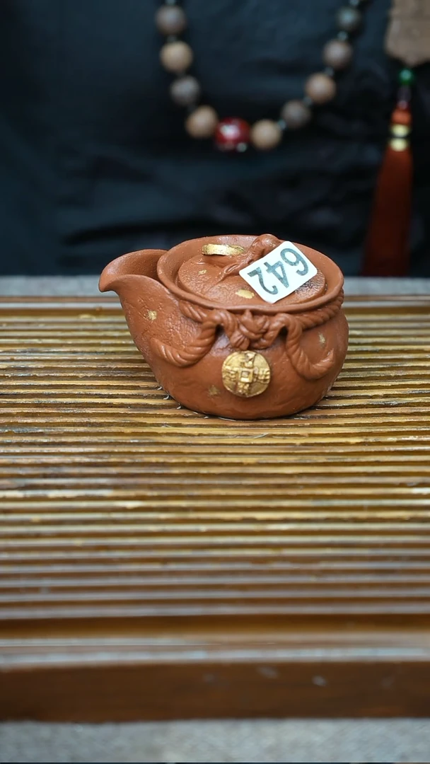 万古烧粗陶手工茶具