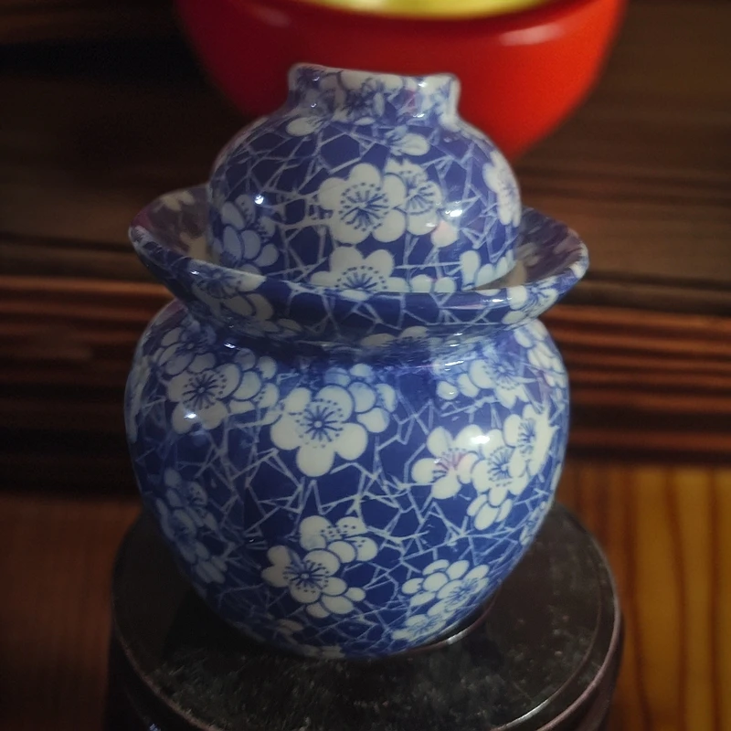 景德镇陶瓷青花冰梅4斤泡菜坛208